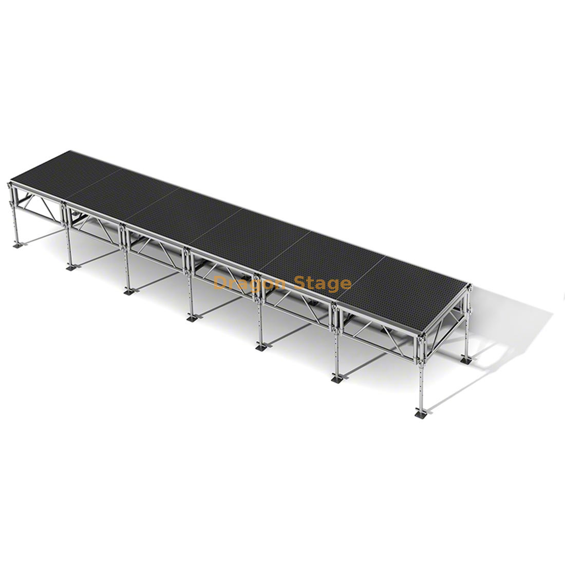 4x4ft Stage Platform for Concert And Event 7.32x1.22m Plate-forme de scène 4x4 pieds pour concert et événement 7,32x1,22 m