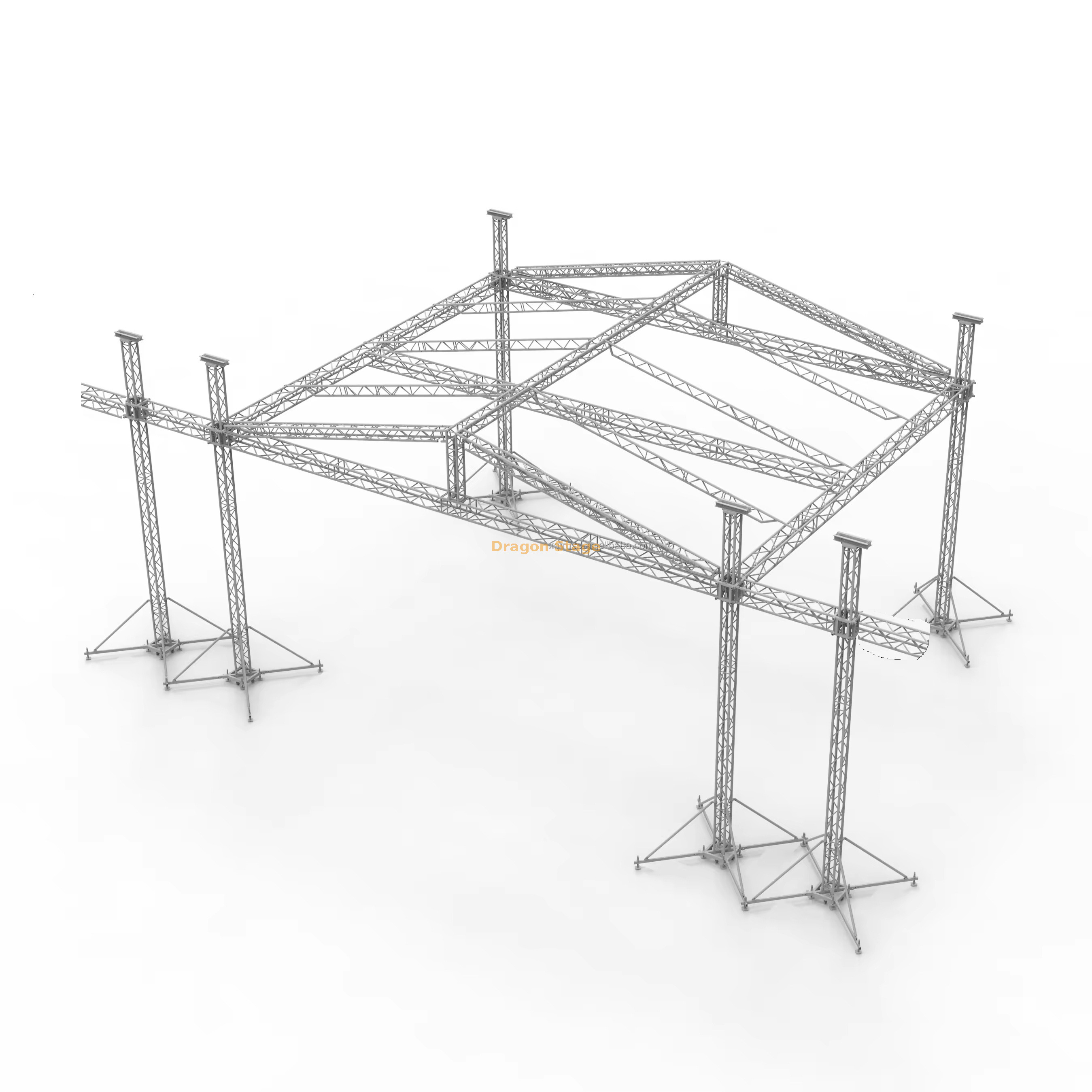 14x12x12m Professional Outdoor Performance Stage Roof Truss System système professionnel de ferme de toit d'étape de représentation extérieure de 14x12x12m