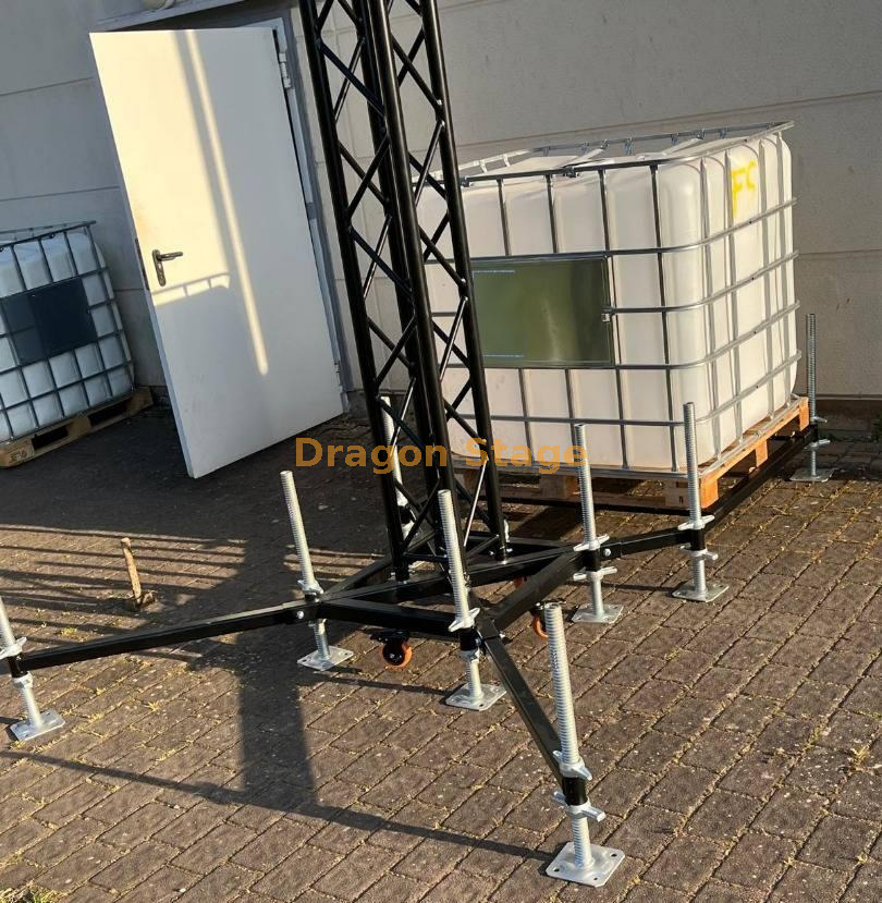 6M height truss tower en treillis de 6 M de hauteur