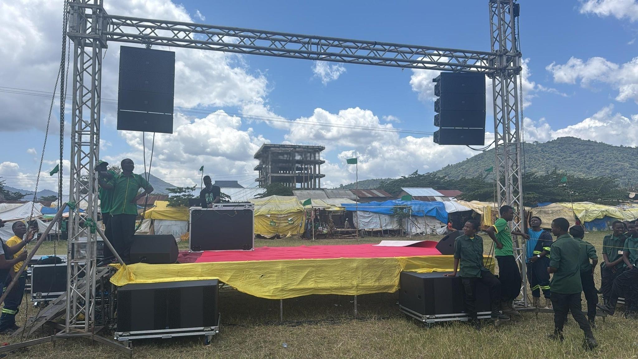 Rigging Goal Post Truss 6x4m Gréement d'objectif post-truss 6x4m