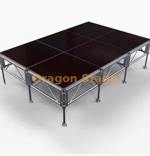 Mini Stage Platform for Show 3.66x2.44m (1) Mini plateforme de scène pour spectacle 3,66x2,44m (1)