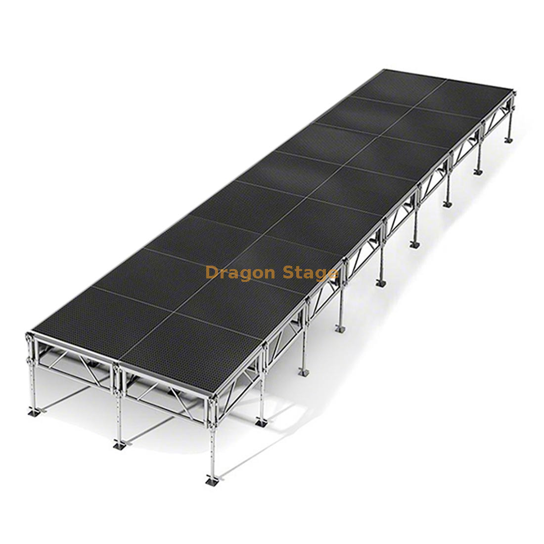 Modular Aluminum Mobile Stage System Système de scène mobile modulaire en aluminium