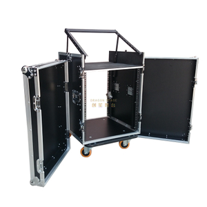 Flightcase Dj 16U avec supports de mixage 