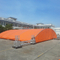 ferme circulaire en aluminium 12x12x10m de ferme de courbe de ferme de toit arquée adaptée aux besoins du client extérieure