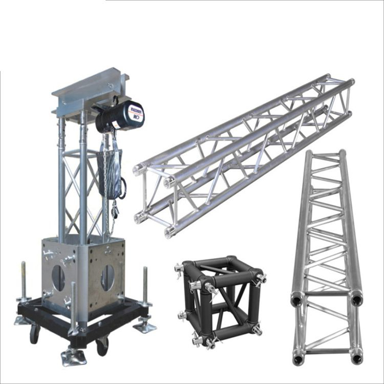 Système de tour en treillis de 8 m de haut niveau de 290 mm pour concert avec bloc de manchon multifonctionnel