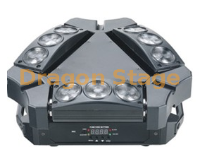 9 pièces 10 W Mini lumière d'oiseau à neuf têtes