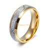 Matt Couple Ring Arabie Saoudite Bague de mariage en or