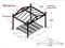 Botte d'éclairage de scène portative en aluminium personnalisée 11x10x6m