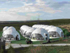 Tente transparente préfabriquée de désert de maison de dôme de décoration d'hôtel d'Eco chauffée de luxe pour le camping
