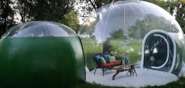 Tente de maison de dôme de verre géodésique de prix d'usine pour le camp