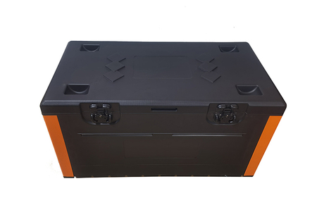 Coffre de câbles utilitaires portables et légers, en plastique assemblé, détachable, amovible, écran LED, boîtier en plastique pour route de vol 5 en 1 