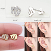 Coréen fille anniversaire cadeau boucles d'oreilles bijoux personnalisé petit 925 en argent sterling cz 12 signe du zodiaque boucle d'oreille