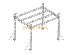 Cadre en treillis en aluminium avec 2 poutres au milieu 50x30x12 pieds