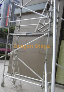 Échafaudage en aluminium de 5,22 m avec échelle suspendue à vendre