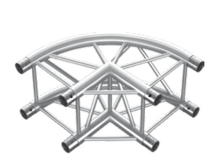 Boîte d'éclairage d'angle ronde PT34-C21-R, ferme 50 × 2 mm 