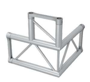 LT32-C31-VR double structure en aluminium 50×2 tubes pour l'extérieur