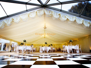 Tente de mariage de chapiteau en aluminium de grand toit blanc de luxe d'Arabian Dubai 