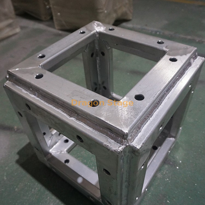 Bloc de jonction de connecteurs multi-cubes à 6 voies carrées en aluminium durable pour coin de boîte en treillis à boulon à vis
