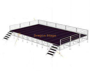 Plate-forme de scène populaire portative de concert mobile 10x6m