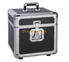 Flight case professionnel en aluminium noir pour disque vinyle DJ 12 pour fête