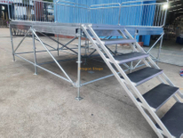 Étape portative mobile de botte de couche 10x6m