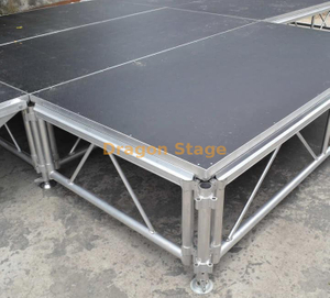 Scène de concert modulaire détachable de scène d'événement tout-terrain extérieure en aluminium 10.98x7.32m