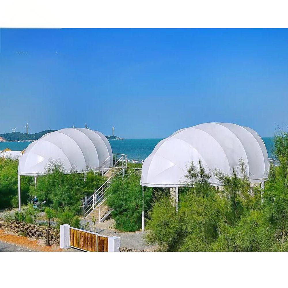Tente avec toilettes pour complexe de vacances