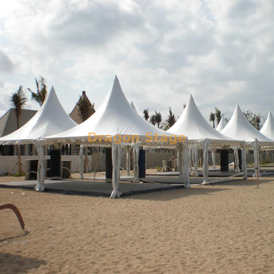 Église portative 3x3m 4x4m 5x5m 6x6m 8x8m 10x10m fête de mariage blanc une tente à cadre