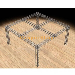 Global Truss 20'x20' Stand de salon/système d'exposition – Structure modulaire F34 avec coins de bloc de jonction universels et croix centrale
