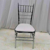 Chaises en bambou galvanisées en métal pour mariages et événements de mariage, chaises empilées en sac souple, chaises de banquet d'hôtel résistantes en acier inoxydable, approvisionnement direct