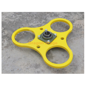 Ninja Park Mobstacle Course Yellow PE / Spinner en bois