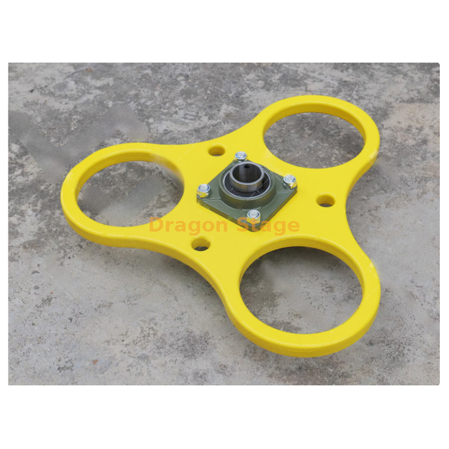 Ninja Park Mobstacle Course Yellow PE / Spinner en bois