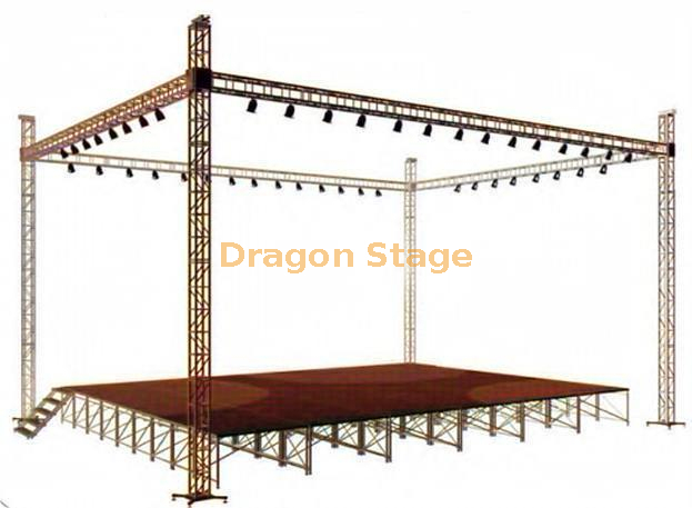 Système de fermes extérieures en aluminium pour concert 30x30ft 9x9x7m