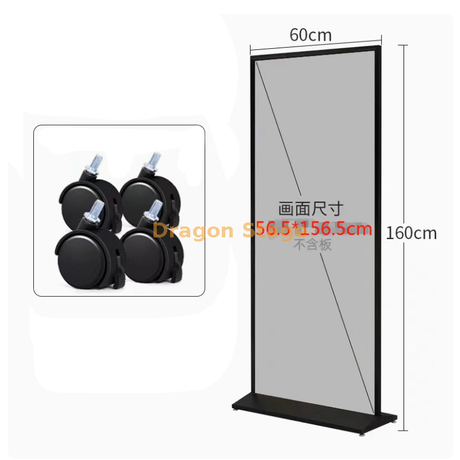 Rack de panneaux d'affichage de signalisation 60 * 160cm
