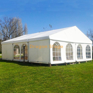 tente de mariage de cérémonie de mariage de petit événement de 8x9m avec l'église claire Windows