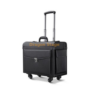 Flight-case PU pour chariot de voyage noir Party