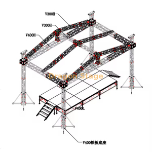 Événement extérieur personnalisé Cauvet de toiture Spuss 9x5x6m