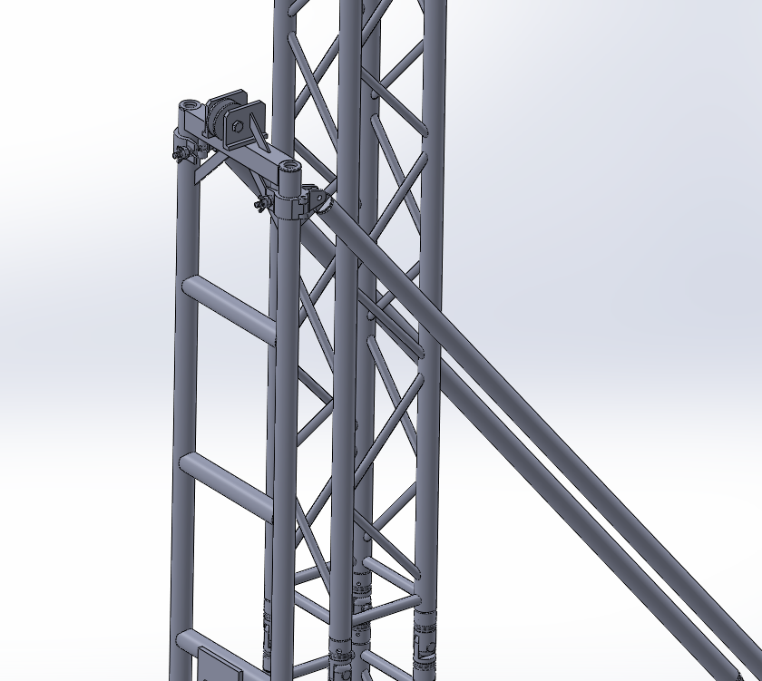 290 mm de pilier de truss érection Helper 