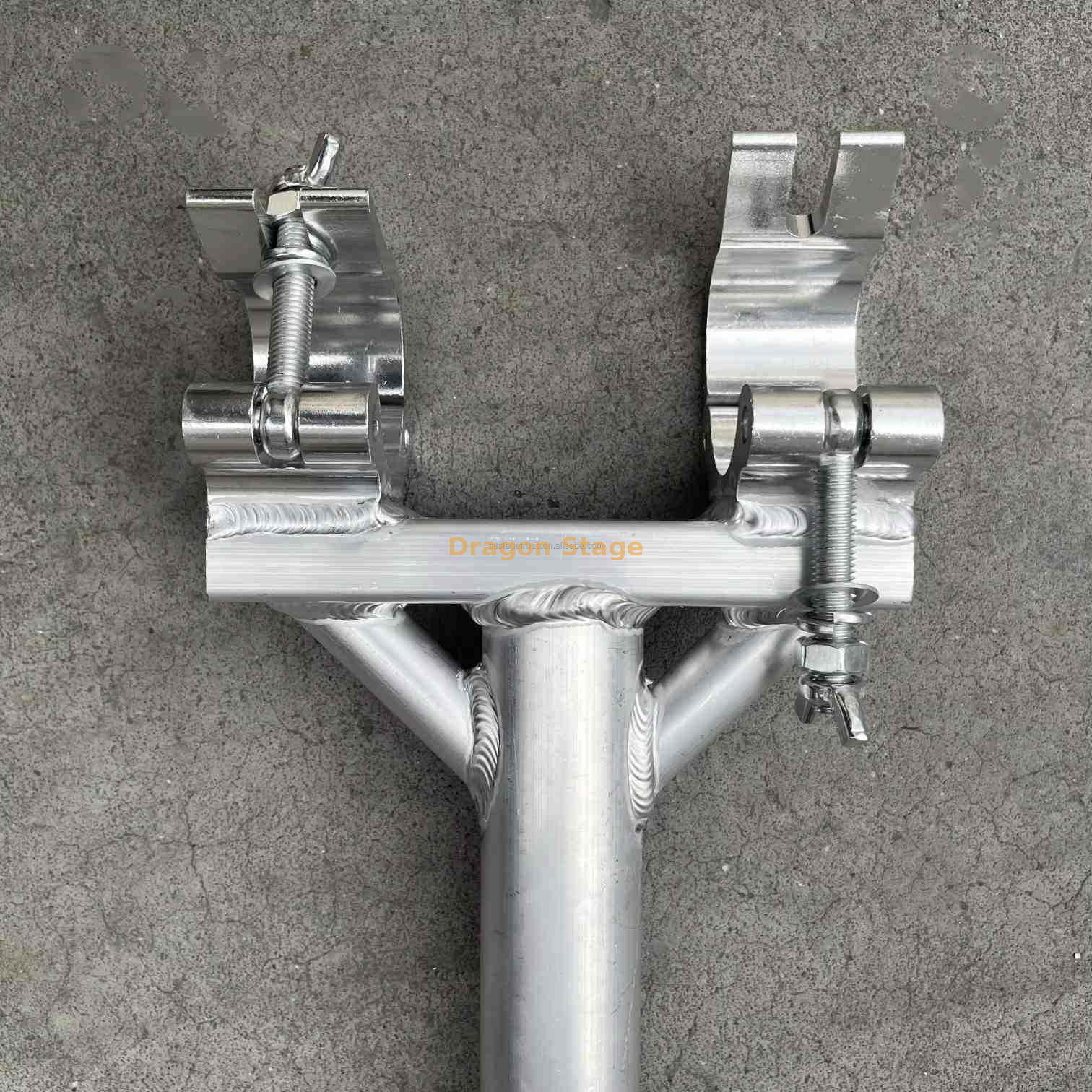 Pôle du bras de flèche en aluminium avec pince