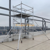 Tour d'échafaudage en aluminium pour l'entretien des façades de bâtiments