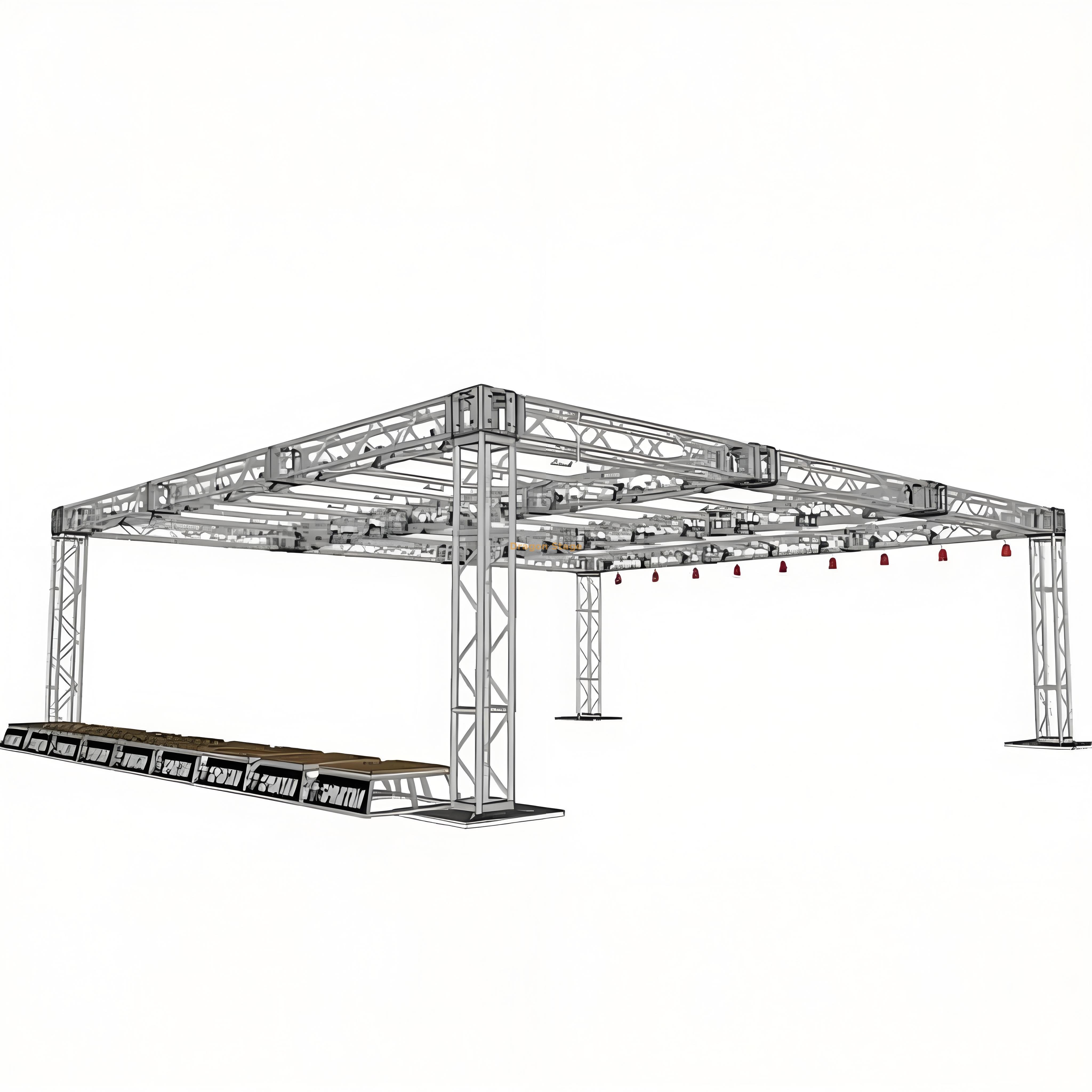 Ninja Monkey Bar System System 5.1x4.5x3m