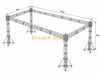 Système de ferme à écran LED portable 14x6x6m avec palans à chaîne manuels