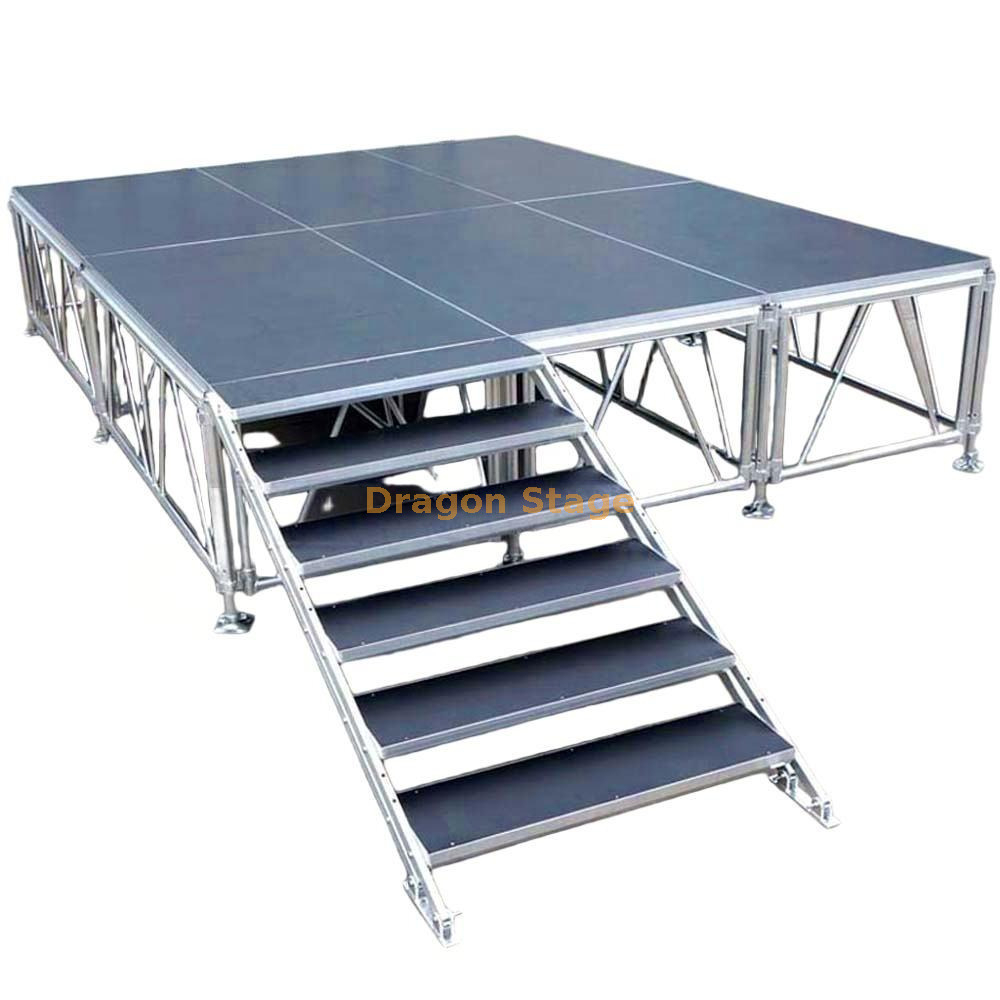 Aluminium Portable Mobile Stage Equipment Concert Stage Podium Platform Deck 4x3m
