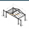 système de ferme de toit incliné en aluminium professionnel pour événement 12x6x7m
