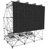 Système Ringlock 6x4x6m pour écran LED 6x4m avec 4 sections supérieures et 3 ballasts d'eau