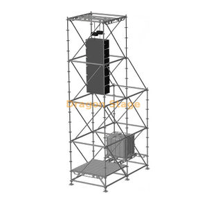 système de tour suspendu de rangée de ligne Ringlock de 2x4x8m avec tour de ballast auxiliaire
