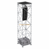 Tour suspendue Ringlock Line Array 2x2x8m avec toit, ballast et plate-forme de travail