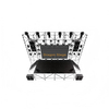 Structure de fond LED Ringlock 12x2x10m avec scène Ringlock 8x4x2m et 2 escaliers