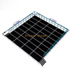 Stade de treillis en aluminium extérieur facile à installer, prix d'usine, à vendre, hauteur 9.76x9.76m, 0.4-0.6m, avec 2 escaliers