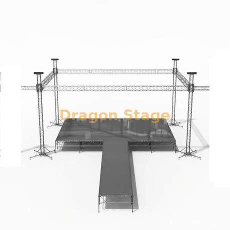 Scène musicale mobile en aluminium Desert Ridge 11x7x6m